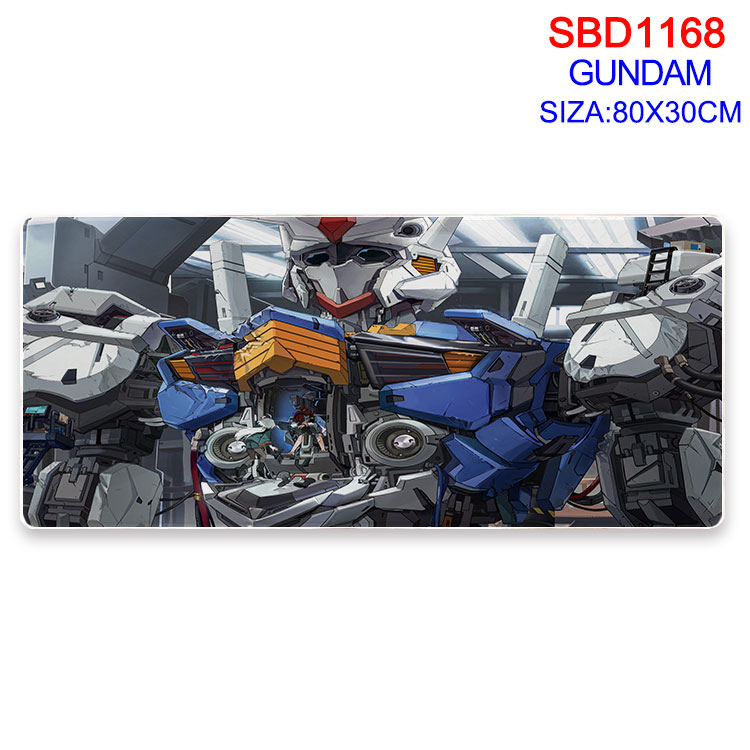 Gundam anime Mouse pad 80*30cm