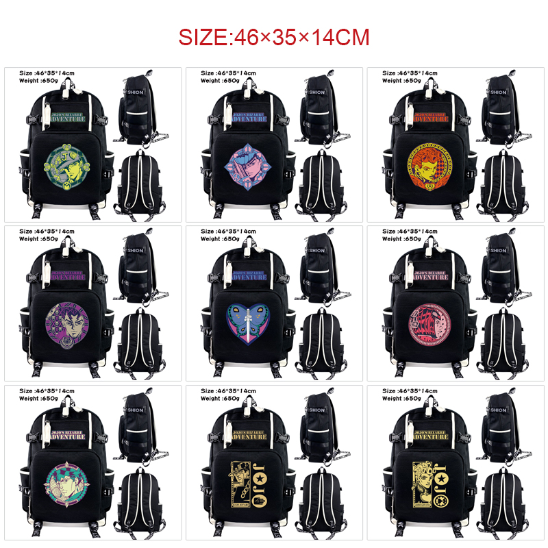 JoJos Bizarre Adventure anime Backpack bag