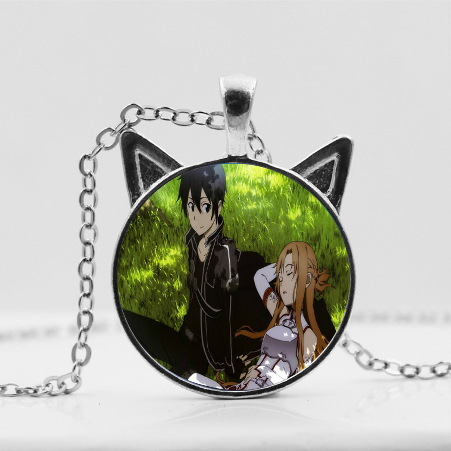 sword art online anime necklace