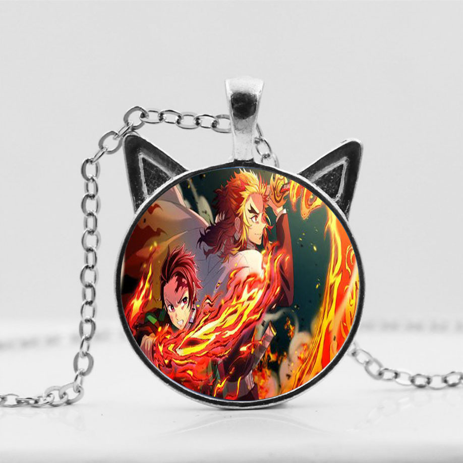 demon slayer kimets anime necklace