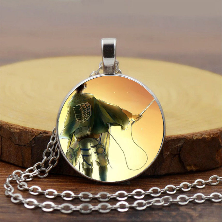 Attack On Titan anime necklace