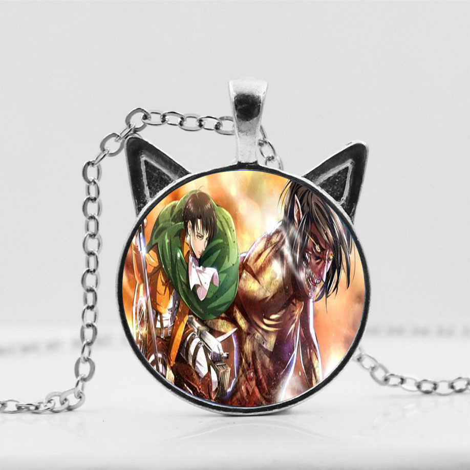 Attack On Titan anime necklace