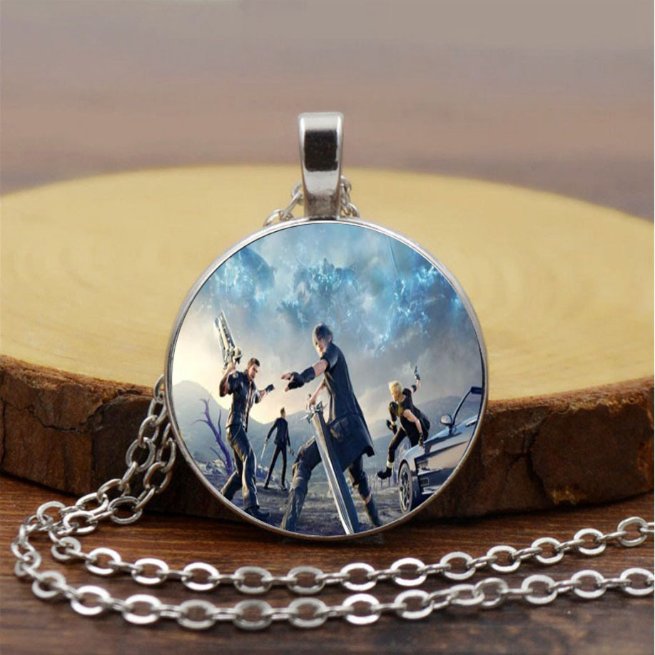 final fantasy anime necklace