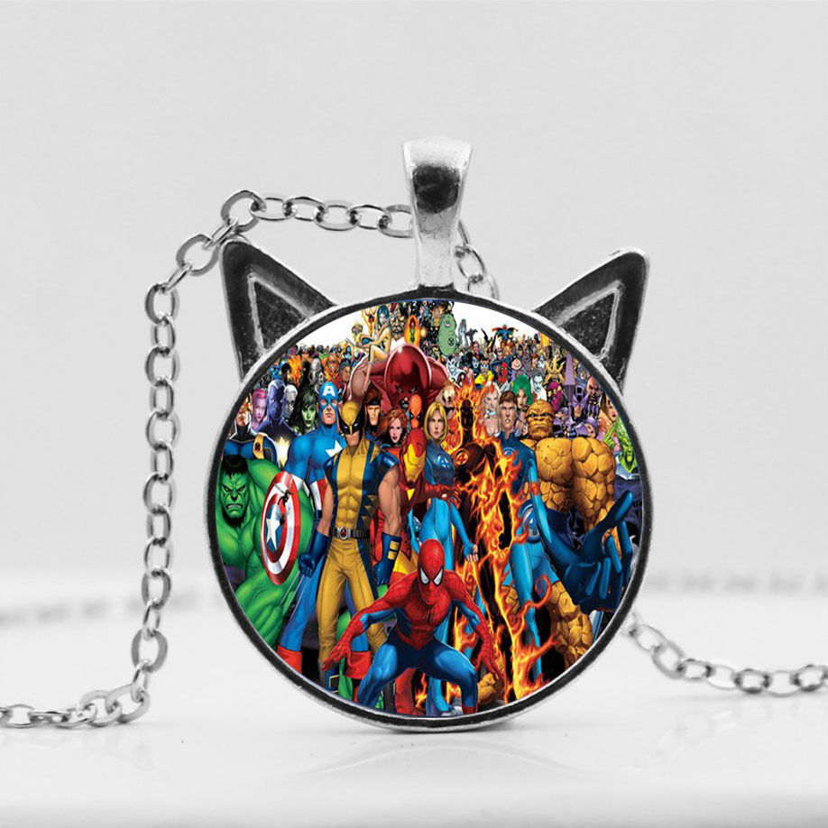 Avengers anime necklace