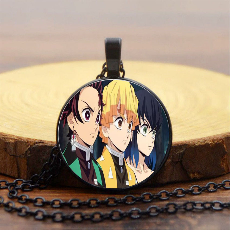 demon slayer kimets anime necklace