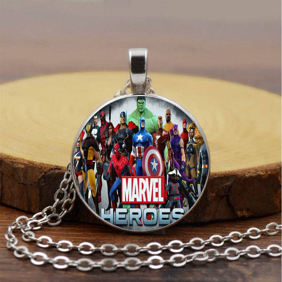 Avengers anime necklace