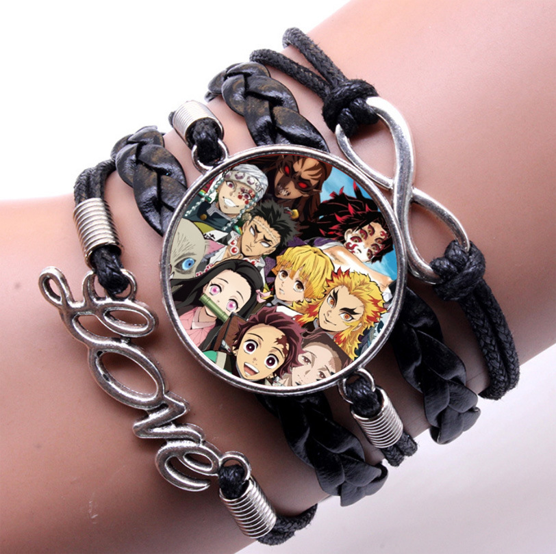 demon slayer kimets anime bracelet