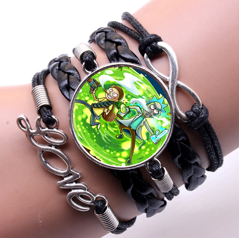 Rick and Morty anime bracelet