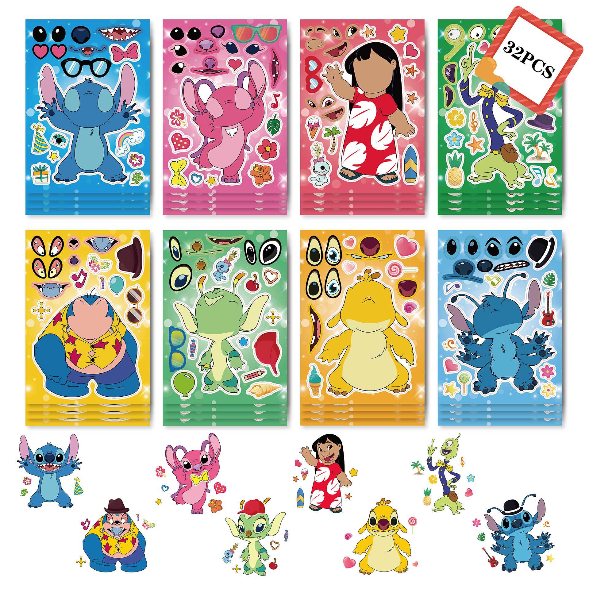 Stitch anime DIY sticker price for 16 pcs