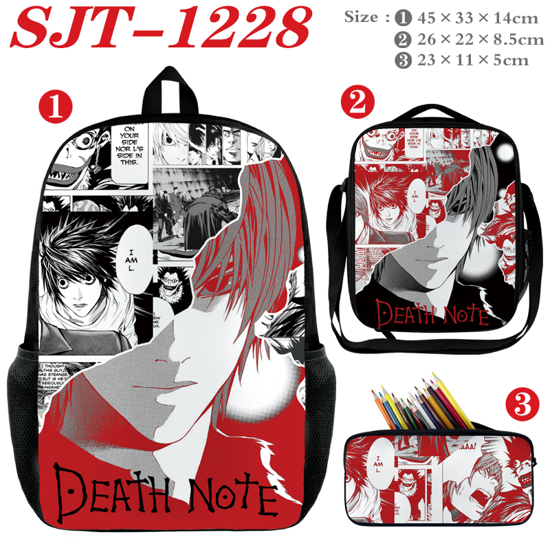 Death Note anime Backpack a set