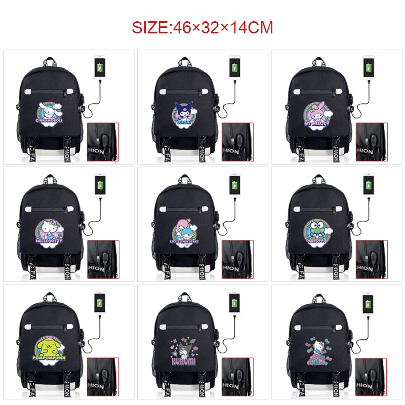Kuromi anime Backpack