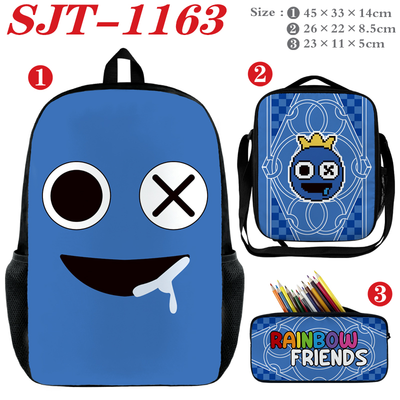 rainbow friends anime Backpack a set