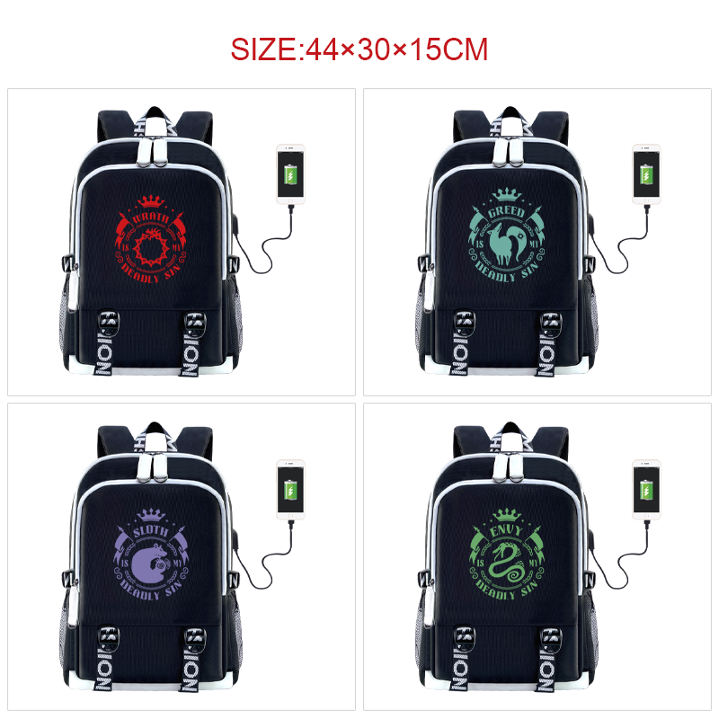 seven deadly sins anime Backpack