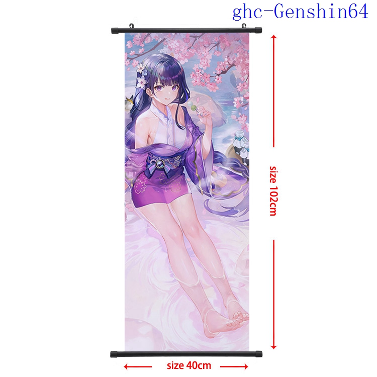 Genshin Impact anime wallscroll 40*102cm