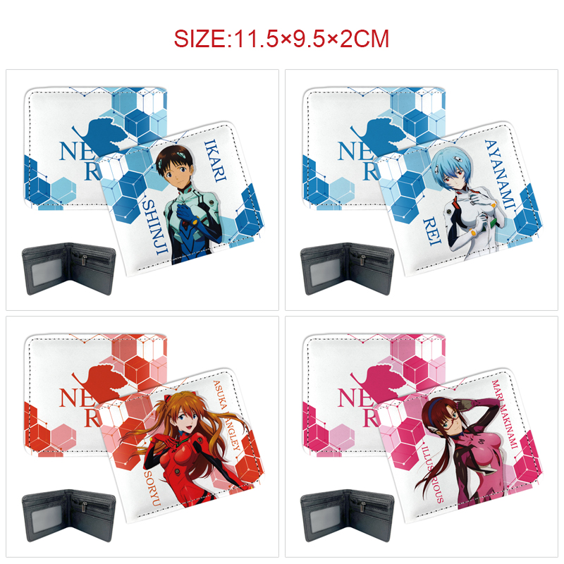 EVA anime wallet 11.5*9.5*2cm