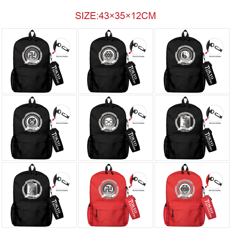 Tokyo Revengers anime Backpack bag+pencil bag