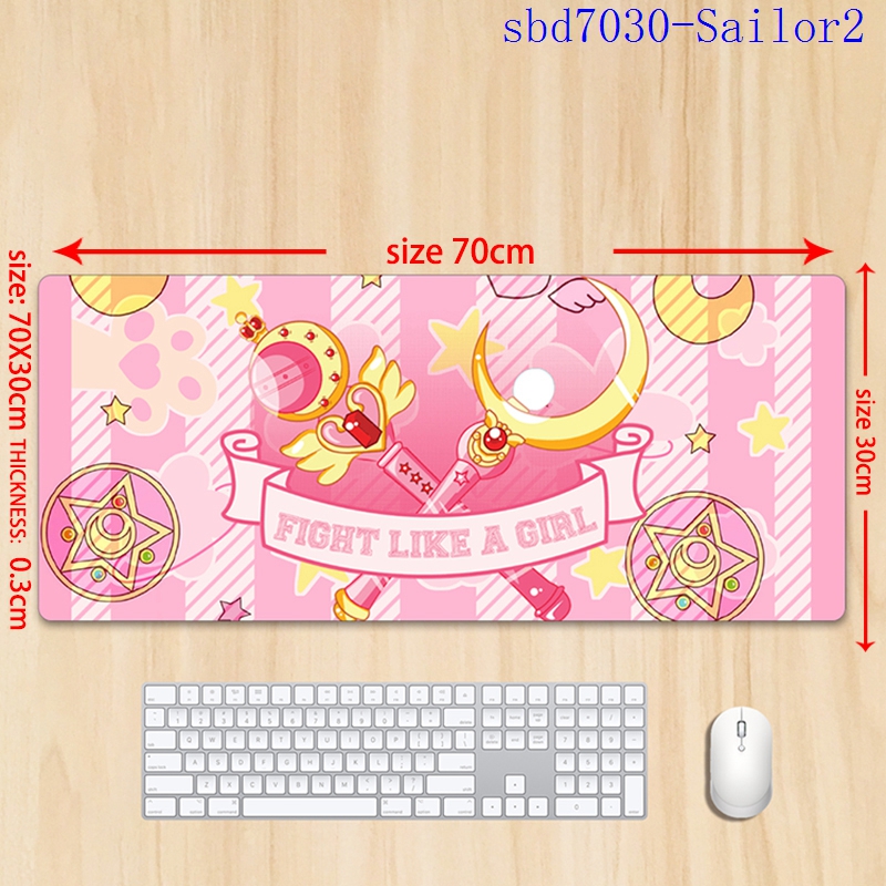 Sailor Moon Crystal anime mouse pad 70*30*0.3cm（lockrand）