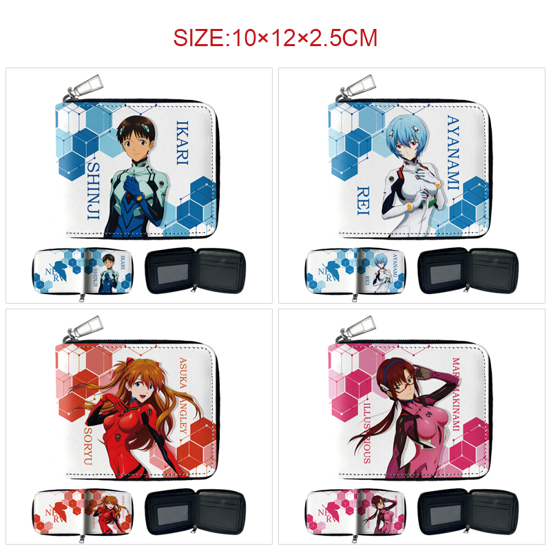 EVA anime wallet 10*12*2.5cm