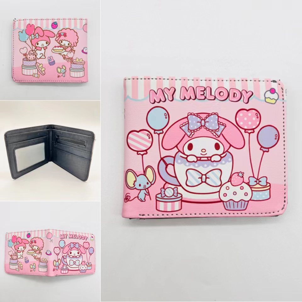 Kuromi anime wallet
