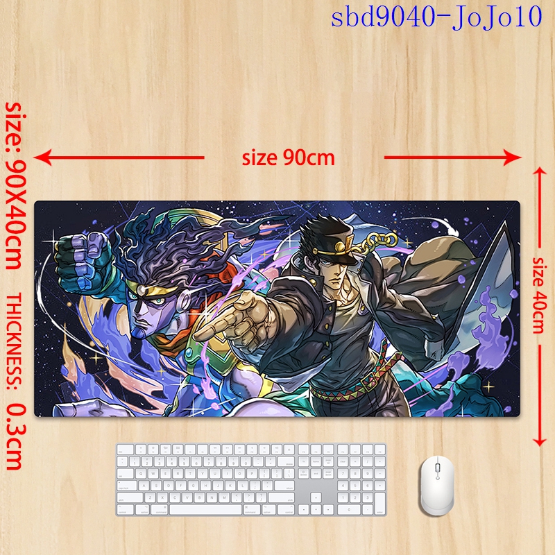 JoJos Bizarre Adventure anime mouse pad 90*40*0.3cm（lockrand）