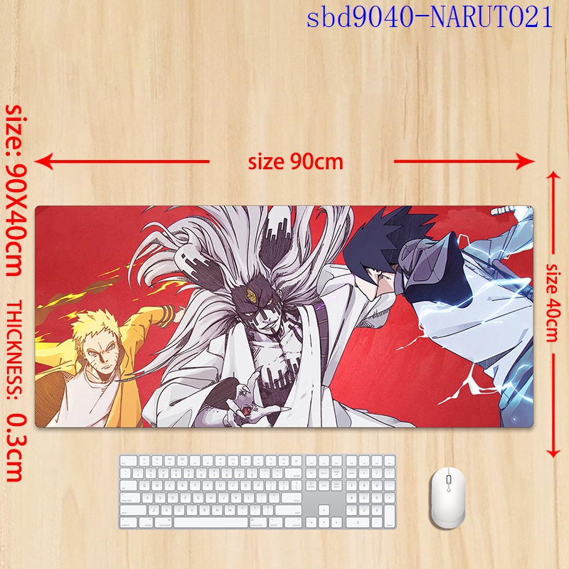 Naruto anime mouse pad 90*40*0.3cm（lockrand）