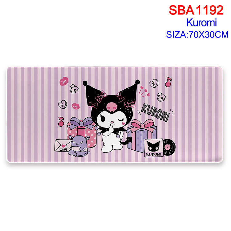 Kuromi anime Mouse pad 80*30cm