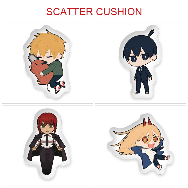 chainsaw man anime pillow cushion