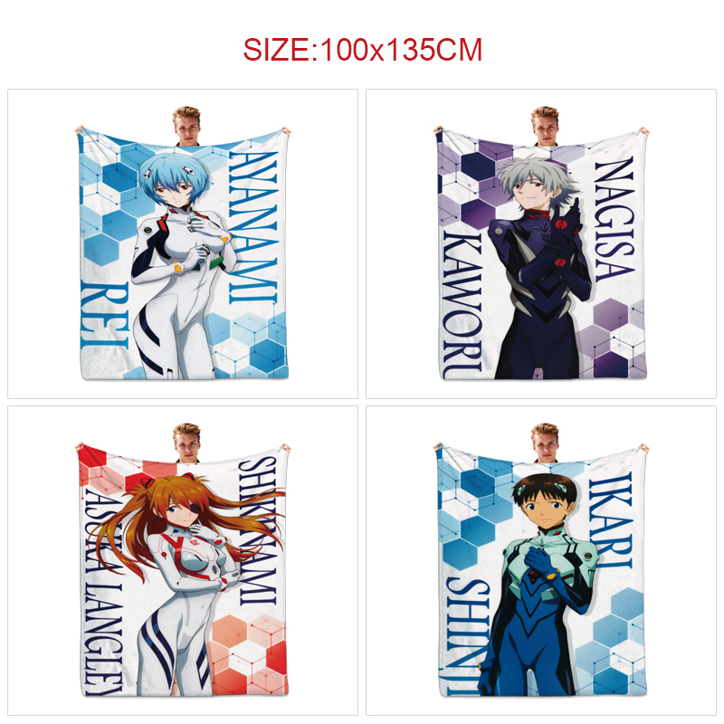 EVA anime blanket 100*135cm