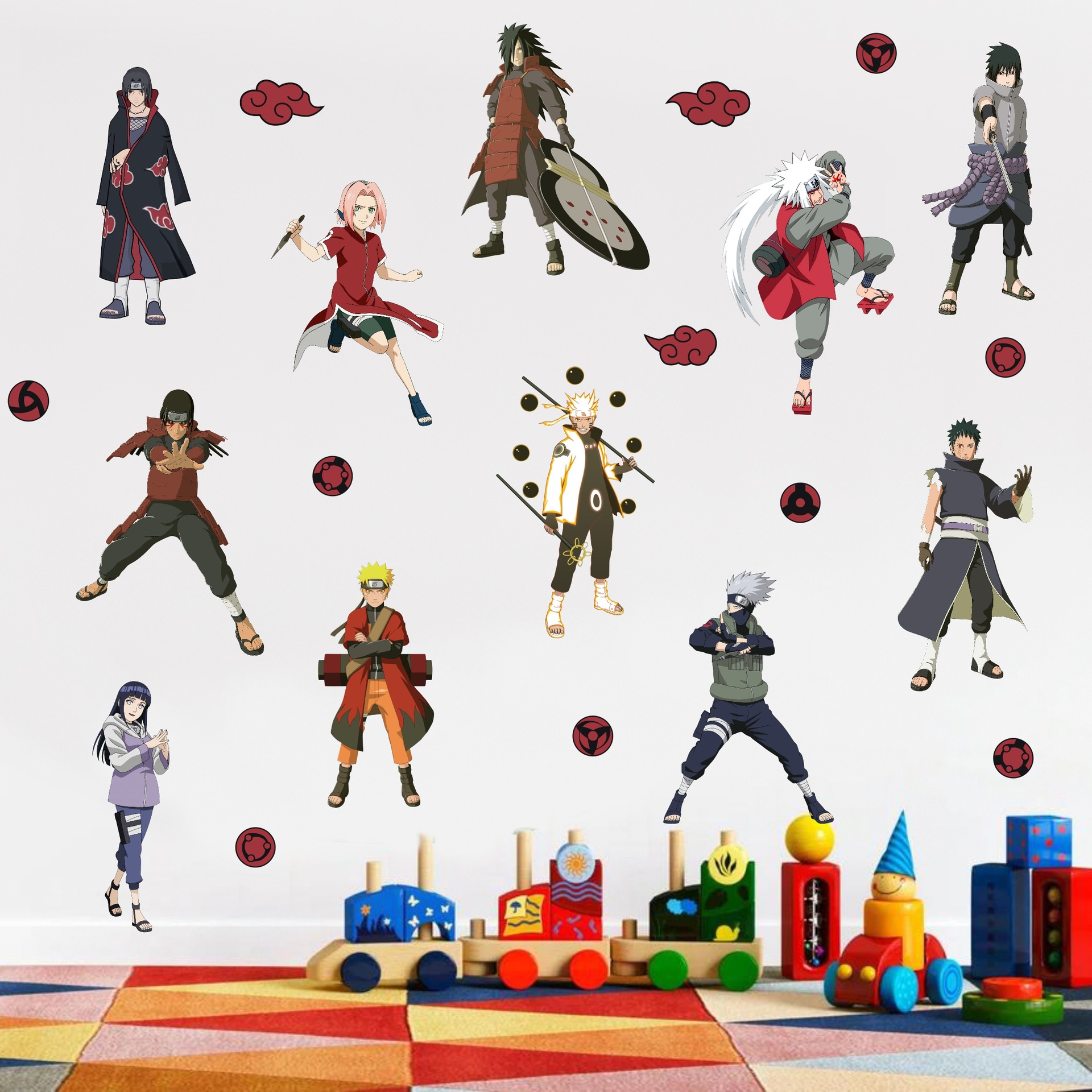 Naruto anime 3D stickers