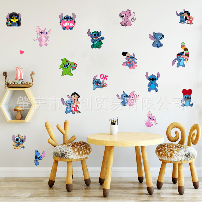 Stitch anime 3D stickers