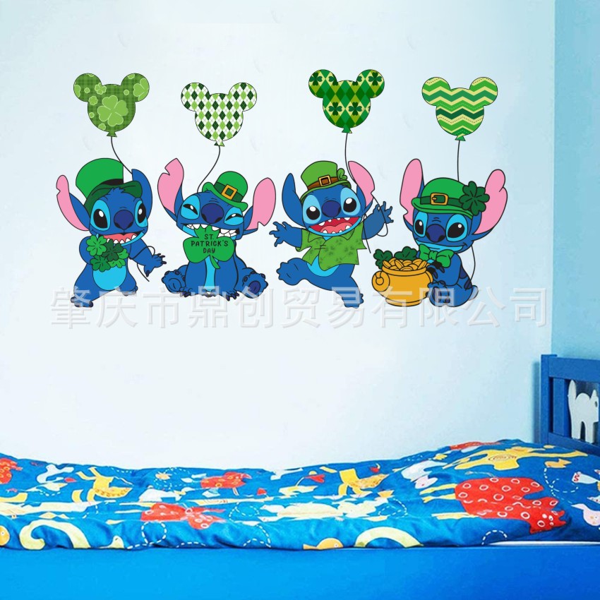 Stitch anime 3D stickers