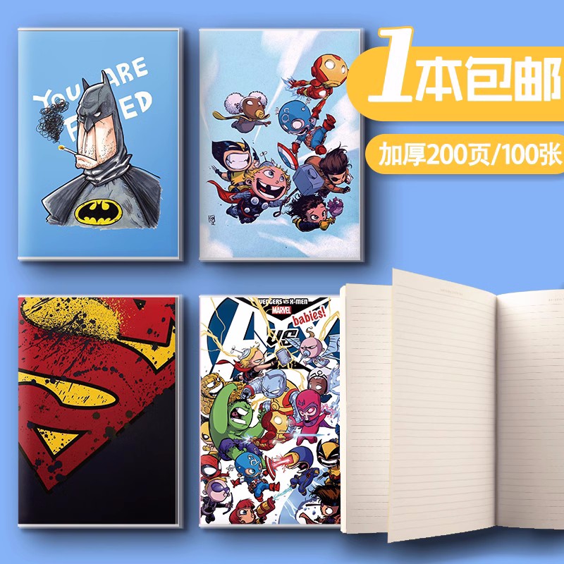 Avengers anime notebook