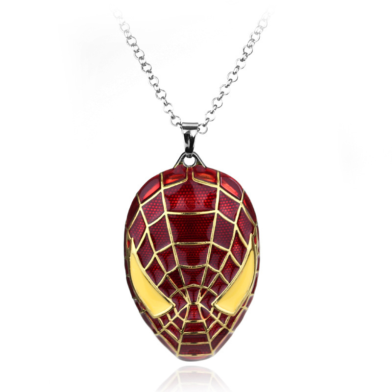 spider man anime necklace