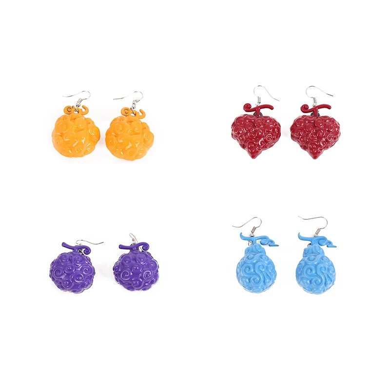 One piece anime earring