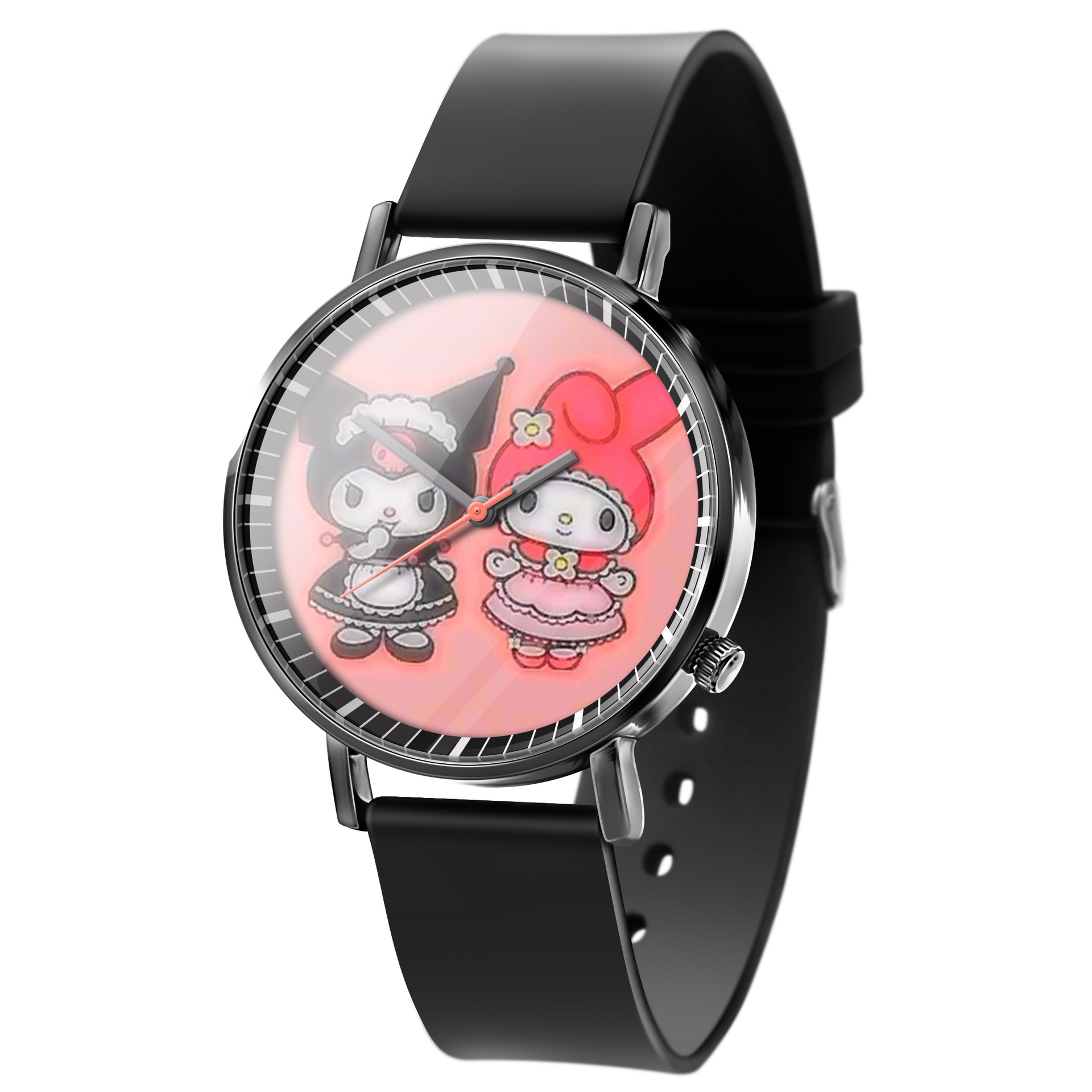Kuromi anime quartz watch