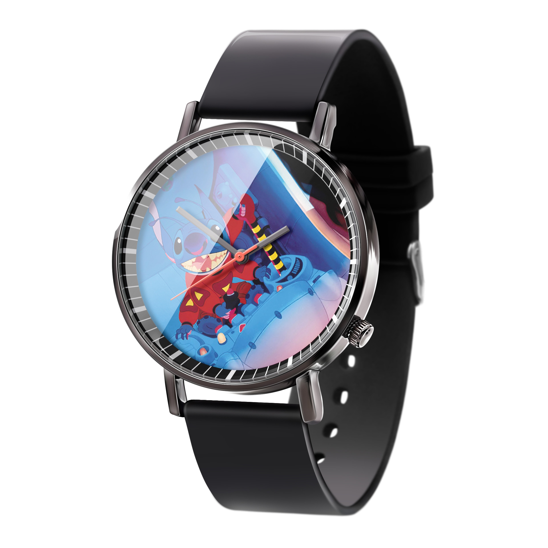 Stitch anime quartz watch