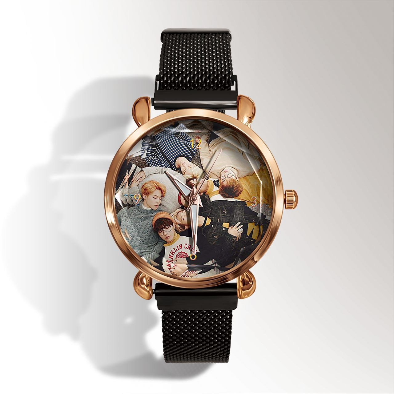 BTS anime quartz watch