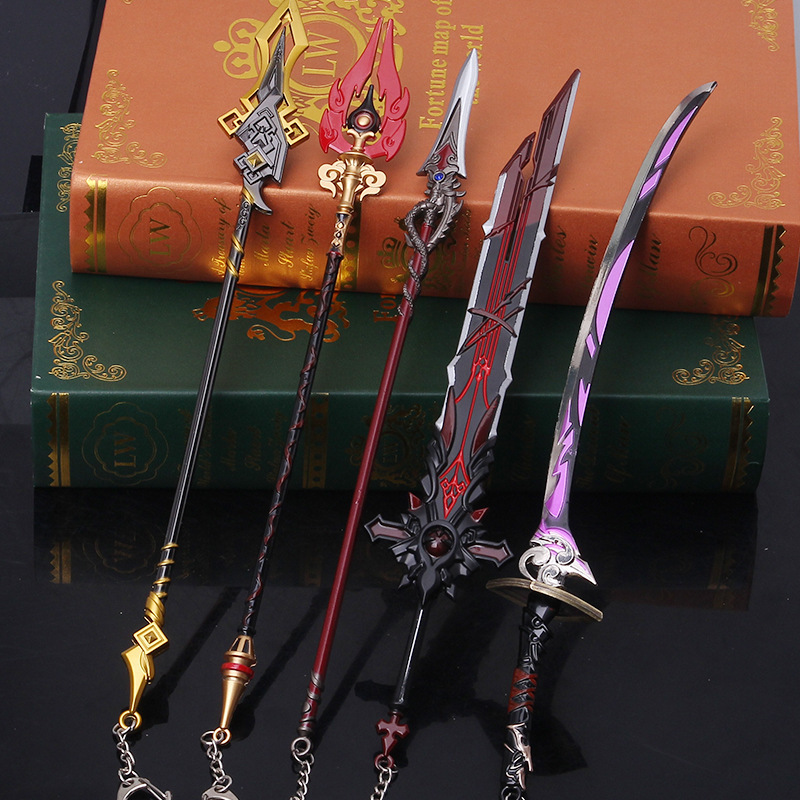 Genshin Impact anime keychain