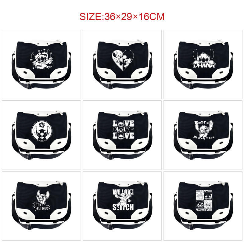 Stitch anime messenger bag 36*29*16cm