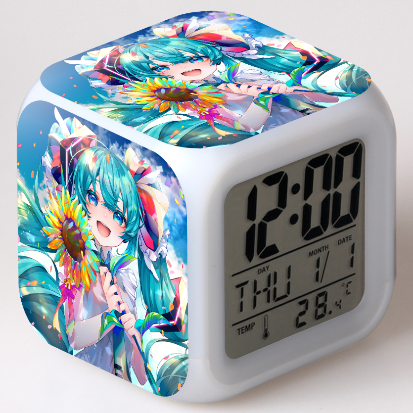 Hatsune Miku anime alarm clock