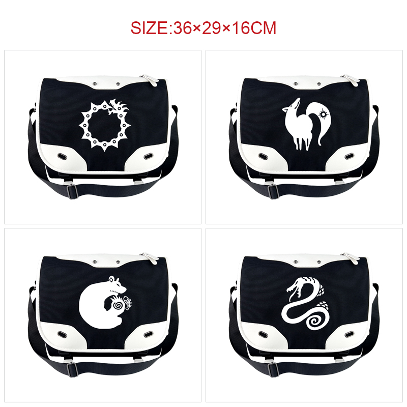 seven deadly sins anime messenger bag 36*29*16cm