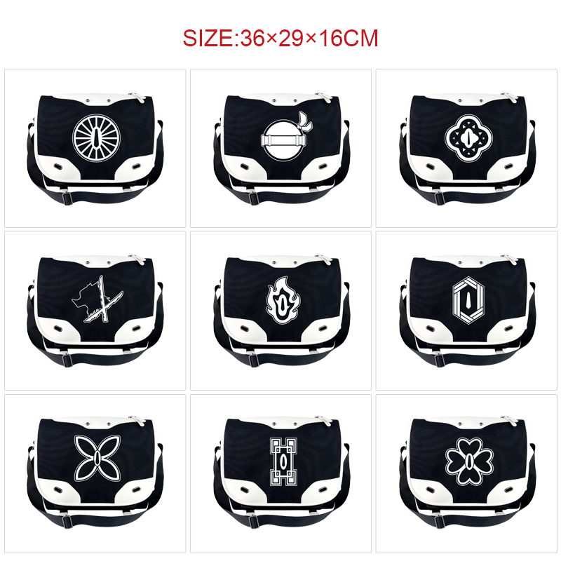 demon slayer kimets anime messenger bag 36*29*16cm