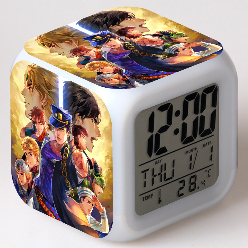 JoJos Bizarre Adventure anime alarm clock