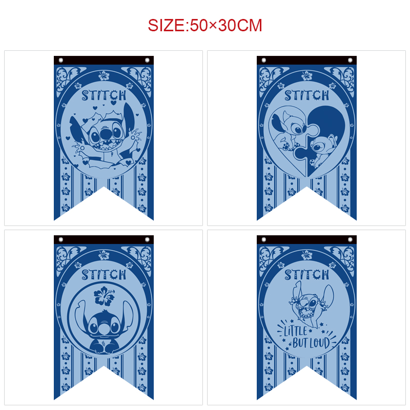Stitch anime flag 50*30cm