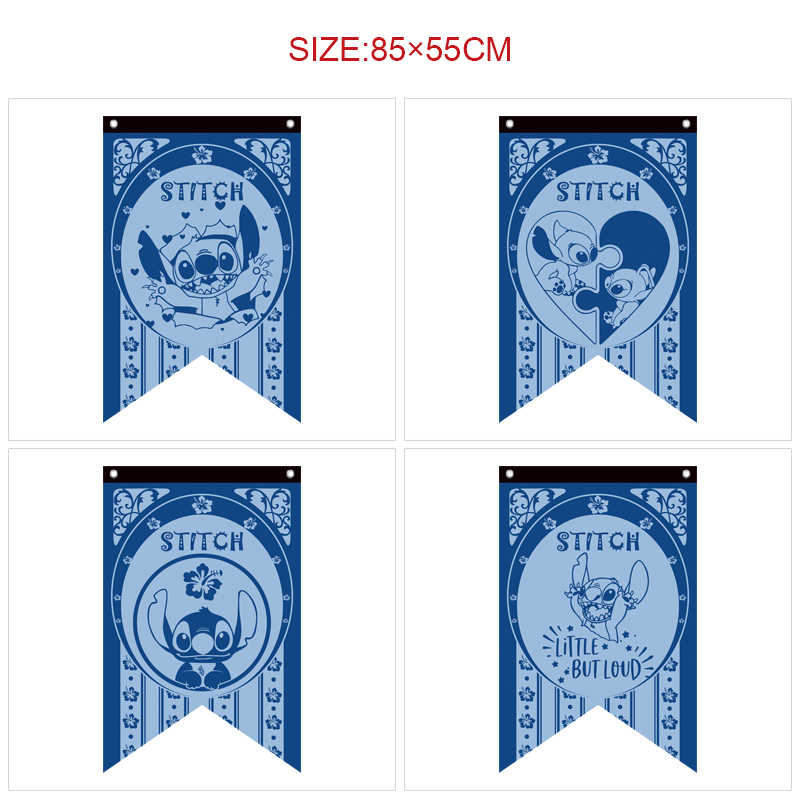 Stitch anime flag 85*55cm