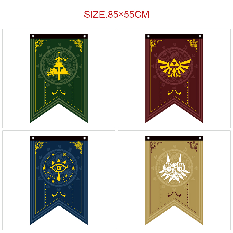 The Legend of Zelda anime flag 85*55cm