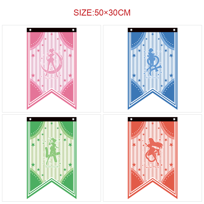 Sailor Moon Crystal anime flag 50*30cm