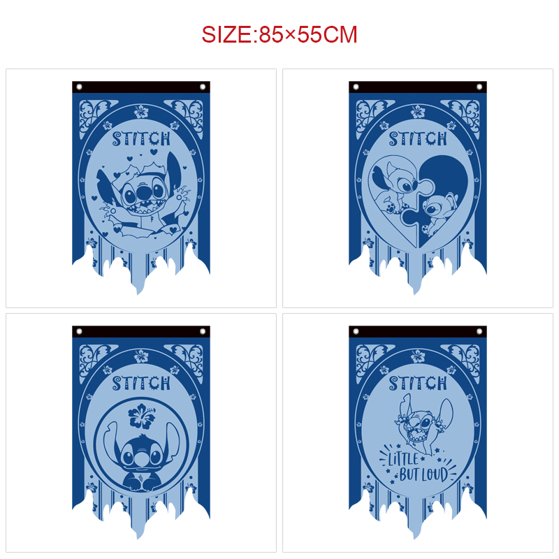 Stitch anime flag 85*55cm