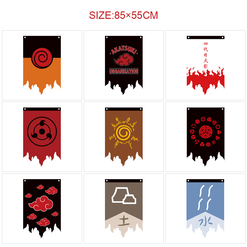 Naruto anime flag 85*55cm
