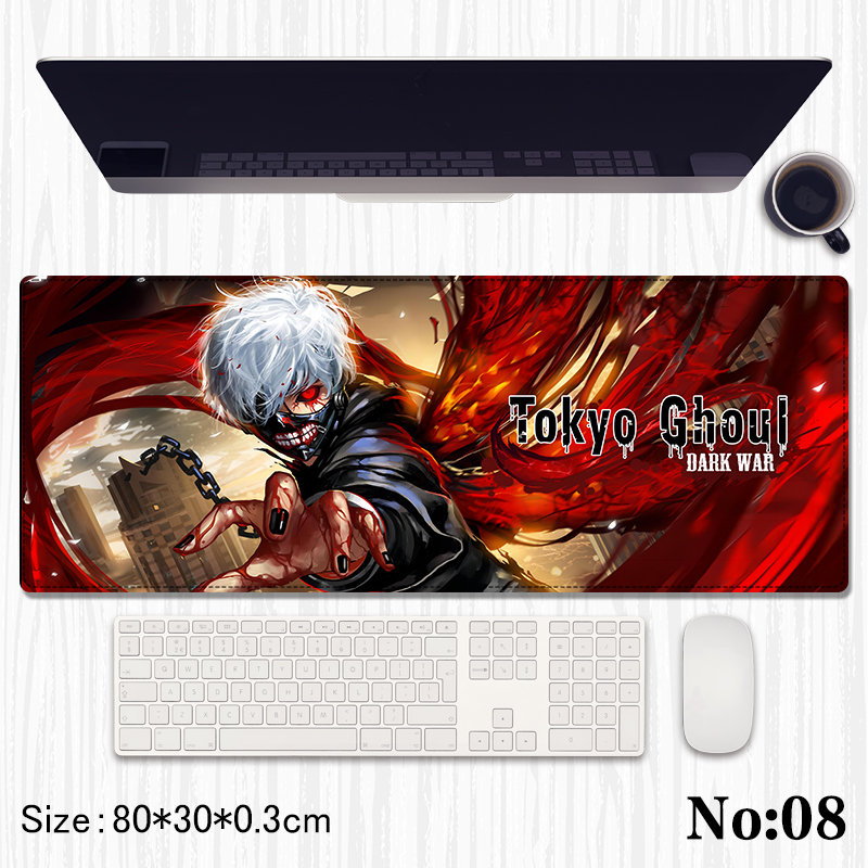 Tokyo Ghoul anime Mouse pad 80*30*0.3cm